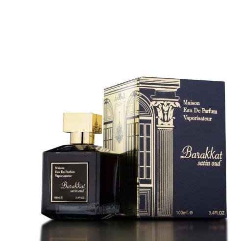 Fragrance World Barakkat Satin Oud (B Satin Oud)Eau De Parfum 100ml For Men & Women 1 Fragrance World Barakkat Satin Oud (B Satin Oud)Eau De Parfum 100ml For Men & Women