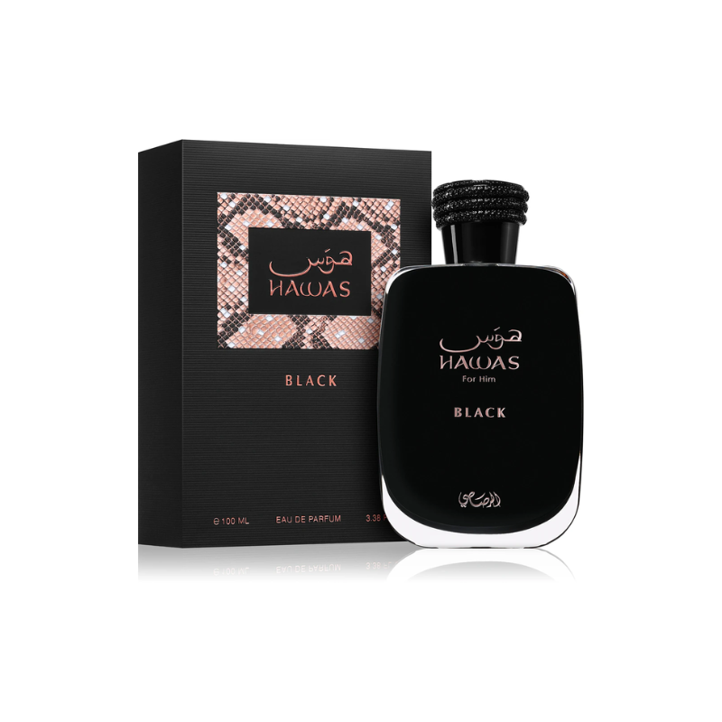 Rasasi Hawas Black Eau De Parfum 100ml for Men 1 Rasasi Hawas Black Eau De Parfum 100ml for Men