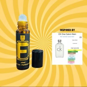 FRAGAHOLIC 10ML PREMIUM CONCENTRATED PERFUME OIL / ATTAR ( inspired BY CALVIN KLEIN CK ONE  )
