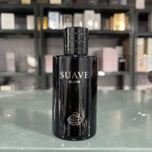 FRAGRANCE WORLD SUAVE ELIXIR EXTRAIT DE PARFUM  ( JUST 5-6 sprays used ) ( Bottle size is 80ml ) ( inspired by DIOR SAUVAGE ELUXIR )
