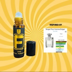 FRAGAHOLIC 10ML PREMIUM CONCENTRATED PERFUME OIL / ATTAR ( inspired BY BVLGARI POUR HOMME  )