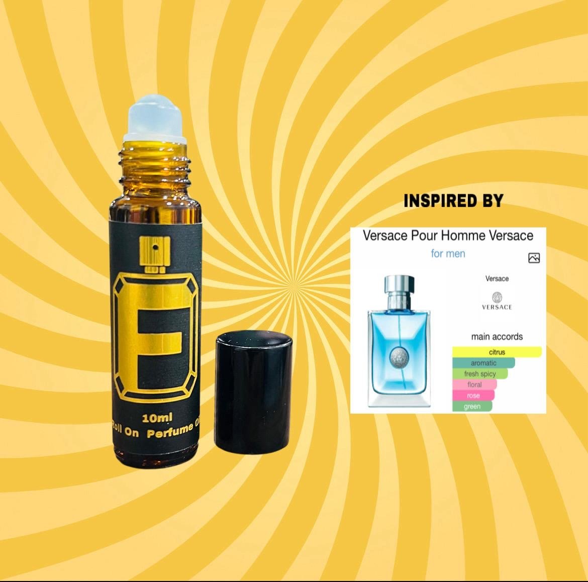 FRAGAHOLIC 10ML PREMIUM CONCENTRATED PERFUME OIL / ATTAR ( inspired BY VERSACE POUR HOMME ) 1 FRAGAHOLIC 10ML PREMIUM CONCENTRATED PERFUME OIL / ATTAR ( inspired BY VERSACE POUR HOMME )