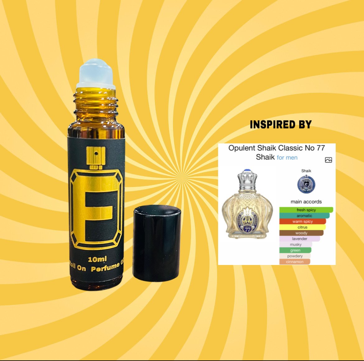 FRAGAHOLIC 10ML PREMIUM CONCENTRATED PERFUME OIL / ATTAR ( inspired BY SHAIKH 77 ) 1 FRAGAHOLIC 10ML PREMIUM CONCENTRATED PERFUME OIL / ATTAR ( inspired BY SHAIKH 77 )