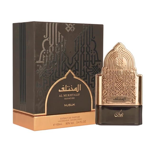 NUSUK AL MUKHTALIF SIGNATURE EXTRAIT DE PARFUM 100ML FOR MEN 1 NUSUK AL MUKHTALIF SIGNATURE EXTRAIT DE PARFUM 100ML FOR MEN