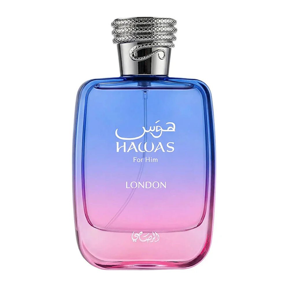Rasasi Hawas London Eau De Parfum For Men 100ml – Powerful Long-Lasting Luxury Fragrance 1 Rasasi Hawas London Eau De Parfum For Men 100ml bottle Rasasi Hawas London perfume for men original packaging Rasasi Hawas London EDP 100ml luxury fragrance Rasasi Hawas London men's perfume bottle