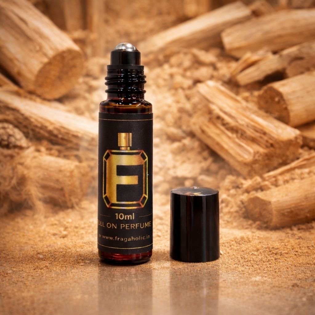 Fragraholic Mysore Sandal Attar 10ml – Premium Long Lasting Perfume Oil 1 Fragraholic Mysore Sandal Attar 10ml