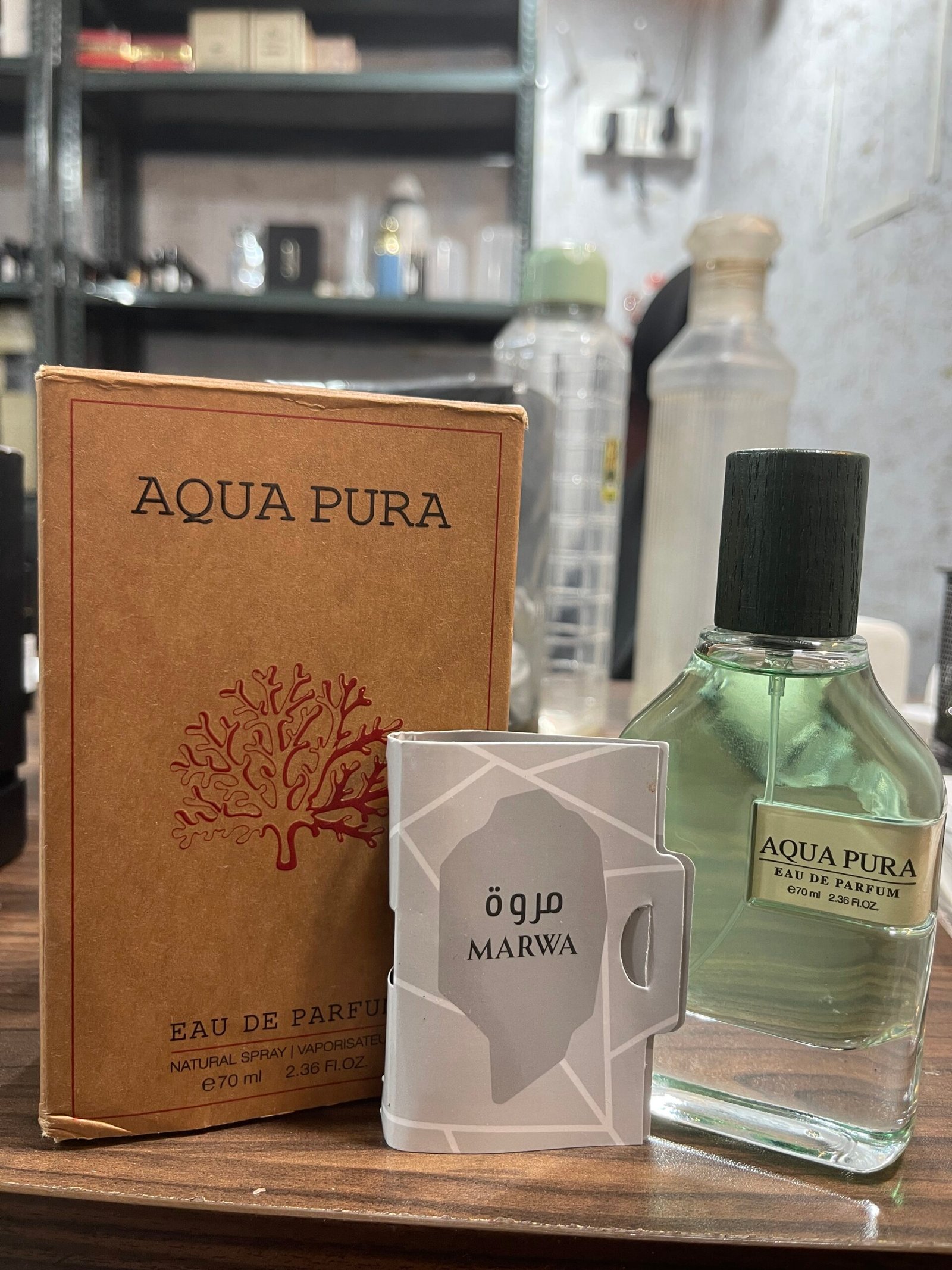 FRAGRANCE WORLD AQUA PURA BOTTLE WITH BOX JUST 2-3 SPRAYS USED ( FREE OFFICIALS VIAL ) 1 FRAGRANCE WORLD AQUA PURA BOTTLE WITH BOX JUST 2-3 SPRAYS USED ( FREE OFFICIALS VIAL )