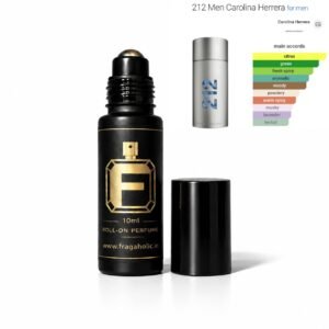 FRAGAHOLIC 10ML PREMIUM CONCENTRATED PERFUME OIL / ATTAR ( INSPIRED CAROLINA HERRERA 212 MEN )